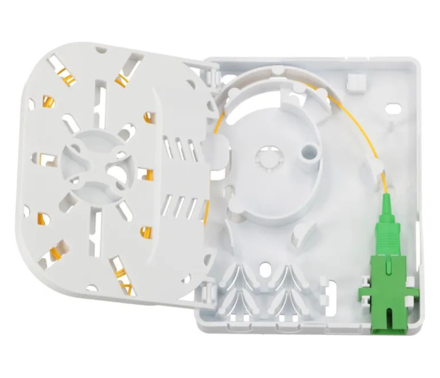 ExtraLink Olivia Puszka światłowodowa 2 spawy pigtail adapter SC/APC - 1543992 - zdjęcie 3